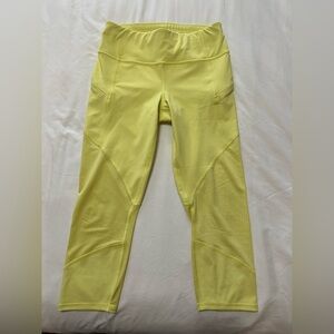 Athleta Lemon Yellow Leggings